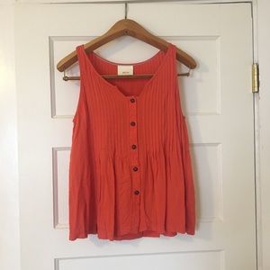 Orange Maeve sleeveless top.